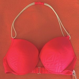VICTORIA’S SECRET bikini top, size 34DD, hot pink, NWT